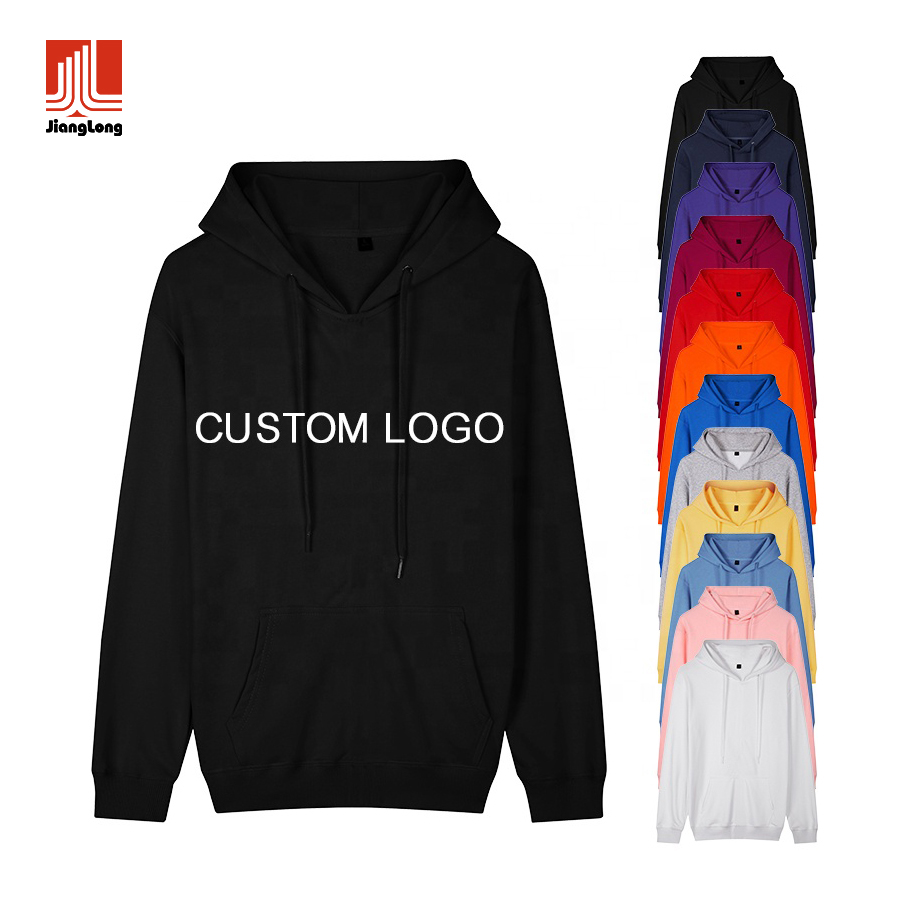 wholesale custom logo 100% cotton 300gsm heavy weight hoodie men's hoodie