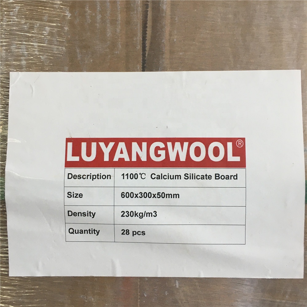 LUYANG 1000C огнеупорная огнестойкая силикатная доска кальция