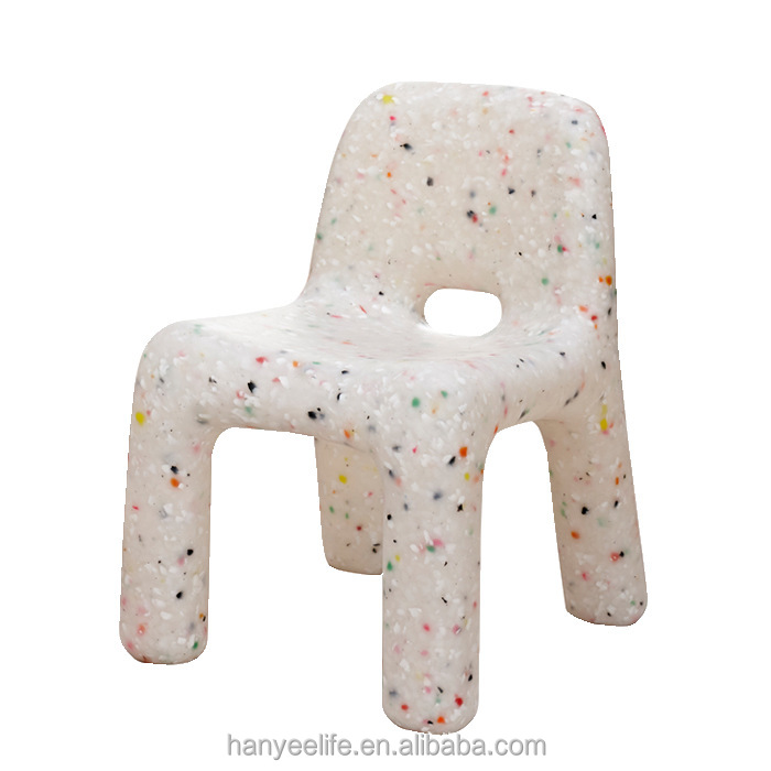 HANYEE Nordic Classic Modern Kids Children Pe Plastic Confetti Chair Minimalist Carton Box Living Room Kindergarten Garden