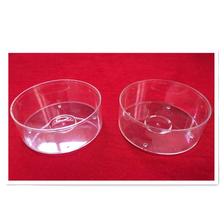 Flameless Round Shape Tealight PC Candle Container Candle Holder