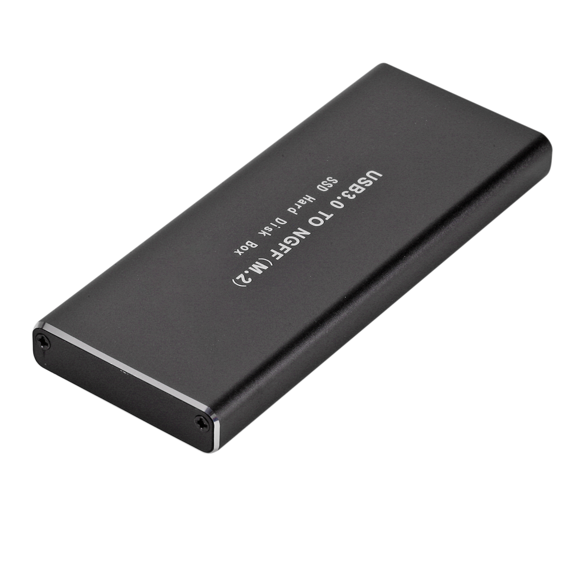 Черный алюминиевый корпус M.2 NGFF B для USB 3,0 Type-C M.2 SSD, портативный внешний твердотельный накопитель