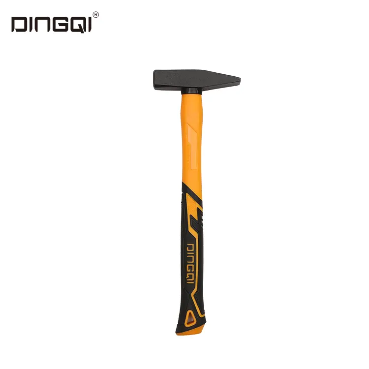 DingQi High Quality Professional 300g Carbon Steel Machinist Hammer With Fiberglass Handle