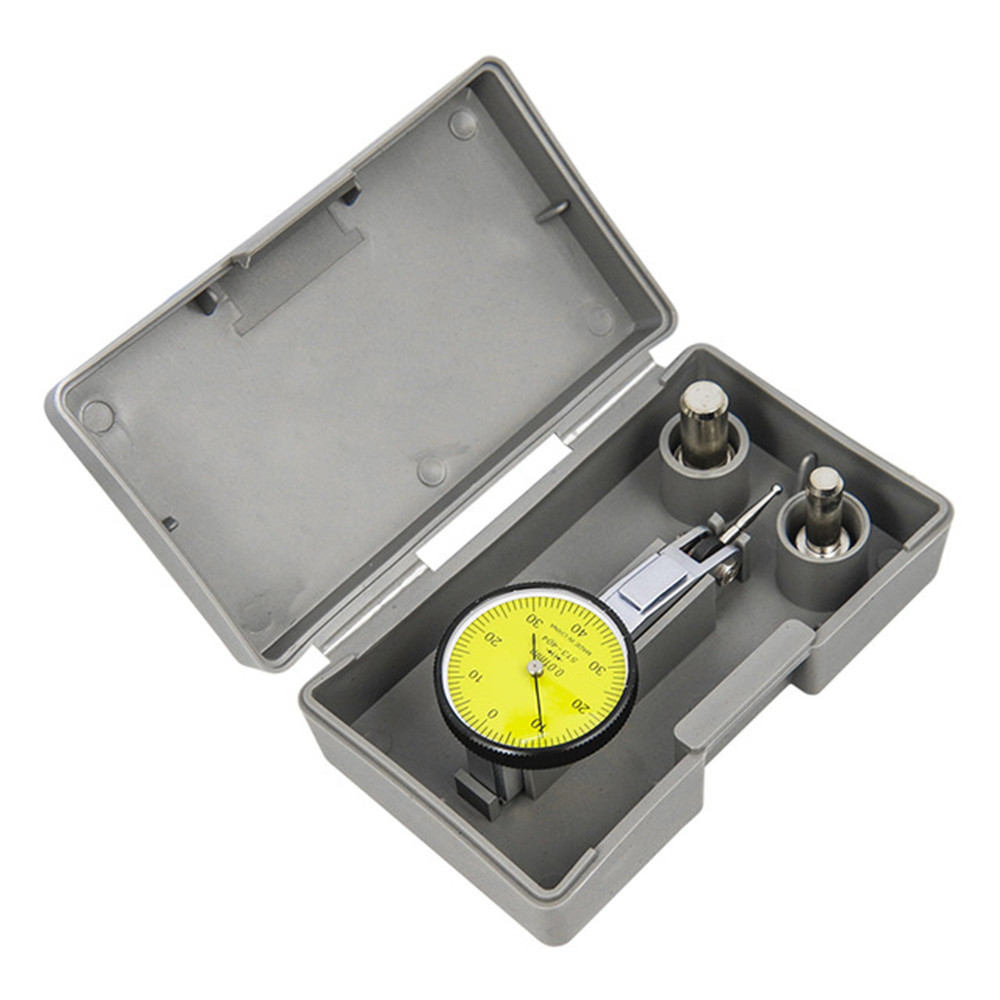 Dial Gauge Metric Indicatorprecision Test with Dovetail Rails Mount 0-40Mm 0.01Mm Measuring Tools