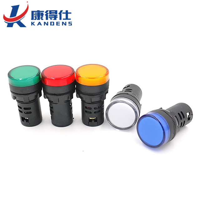 AD16-22DS AC/DC 12V 24V 110V 220V Indicator Lights LED Flush Panel Mount 22mm pilot indicating lamps