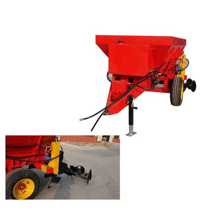 Agricultural large tractor traction manure spreader without deceleration