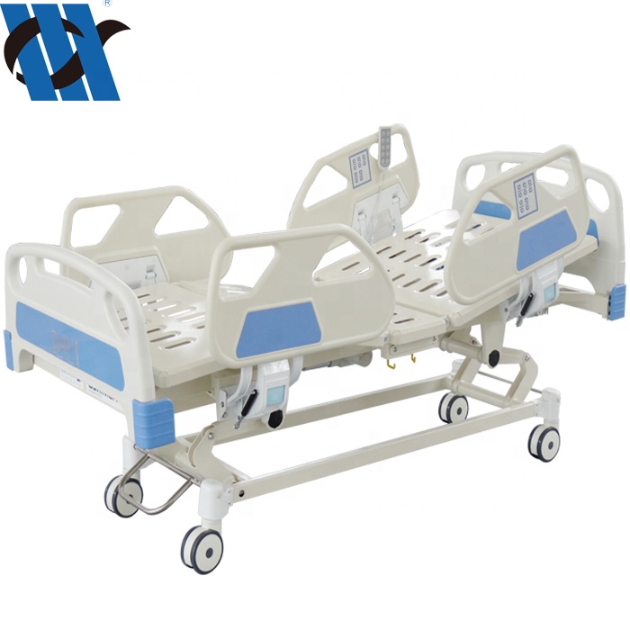 YC-E5618K(IV) Manufacturer Medical Electric ICU Hospital Bed Price 5 Functions