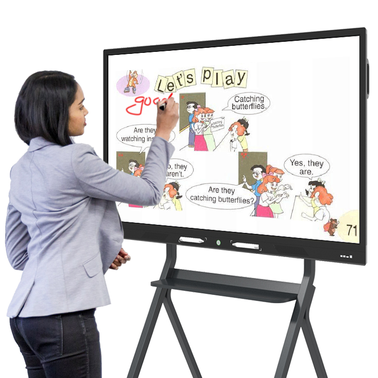 Cheap School Professional Electronic Display Board 55" All In One Digital Digital Interactive White Board