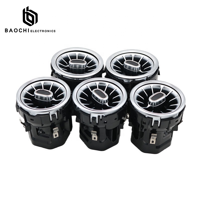 For Mercedes W205 Lights Benz C-class Glc X253 Air Vent Outlet Ambient Light With 3 Colors