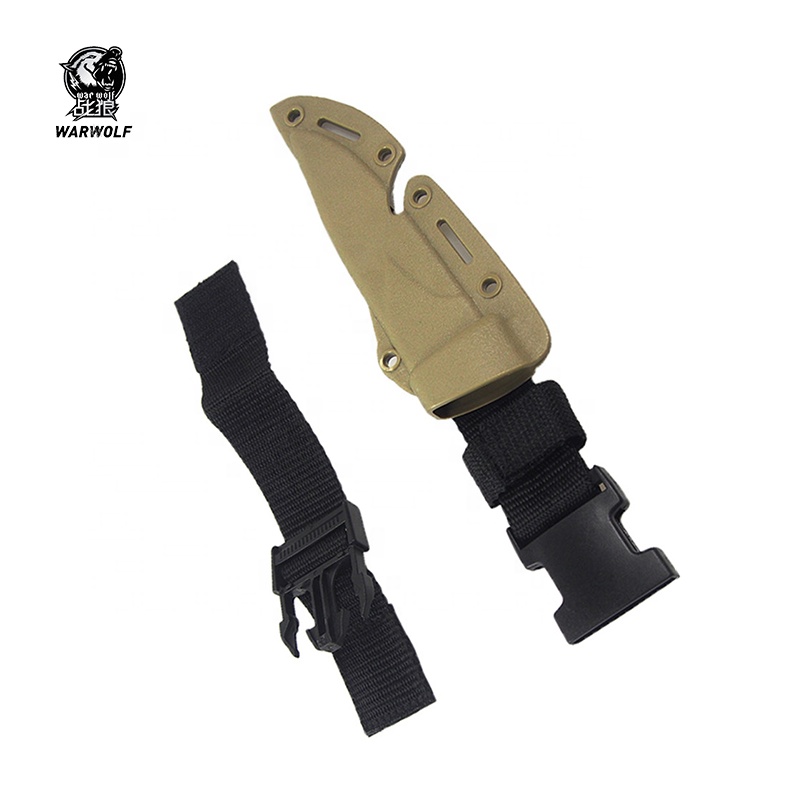 bayonet training rubber dummy ABS tactical pocket combat knife with sheath