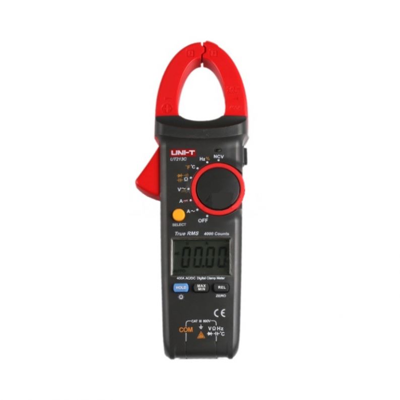 Цифровые клещи UT213C 400A, измеритель емкости, напряжения, сопротивления, температуры, автодиапазон, Диод true RMS