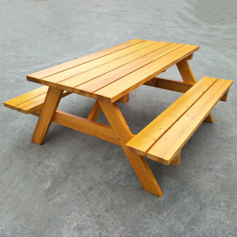 2024 Hot Selling Luxury Outdoor Dining Table Set Wooden Garden Furniture Outdoor Table And Chair Set For 2
