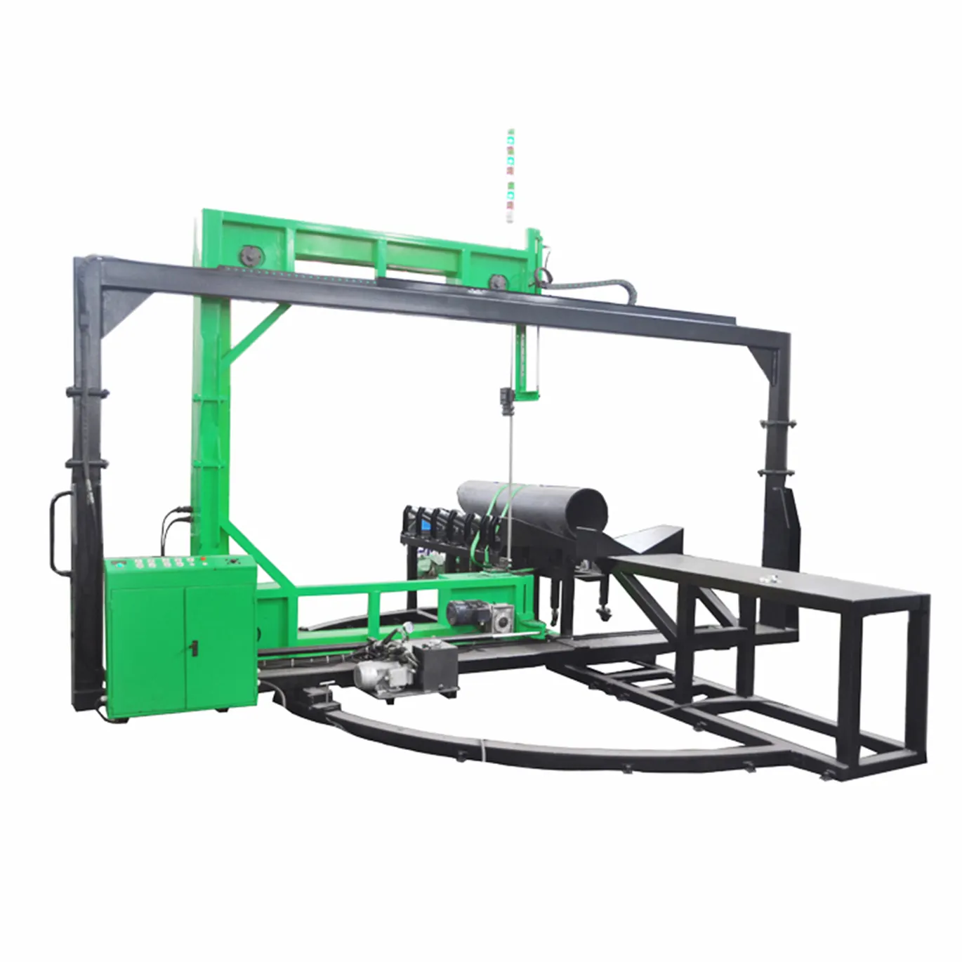 SWT-MA1000 PE pipe workshop fitting welding machine to weld Elbow Tee and Cross fitting