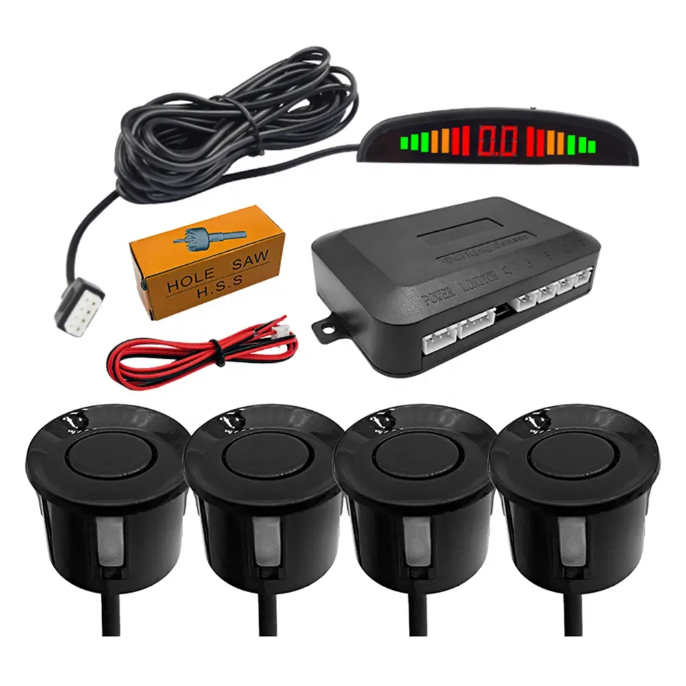 Factory Price 2/4/6/8 Sensors Reversing Radar Ultrasonic Parking Sensor Front And Rear DC 12V Car Reversing Aid Without Display