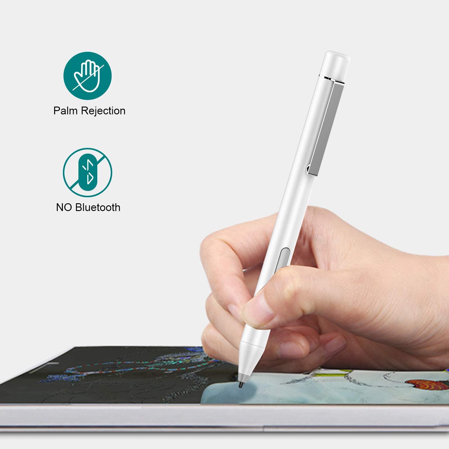 Стилус Colerare для ручки Micro soft Surface Go Pen,1024 уровней давления, активное перо поддерживает 500 часов рабочего времени с MPP