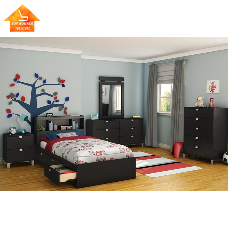 Wholesale Bedroom Furniture Bed Wardrobe Sideboard Nightstand Hotel Home Bed Set Bedroom Suite