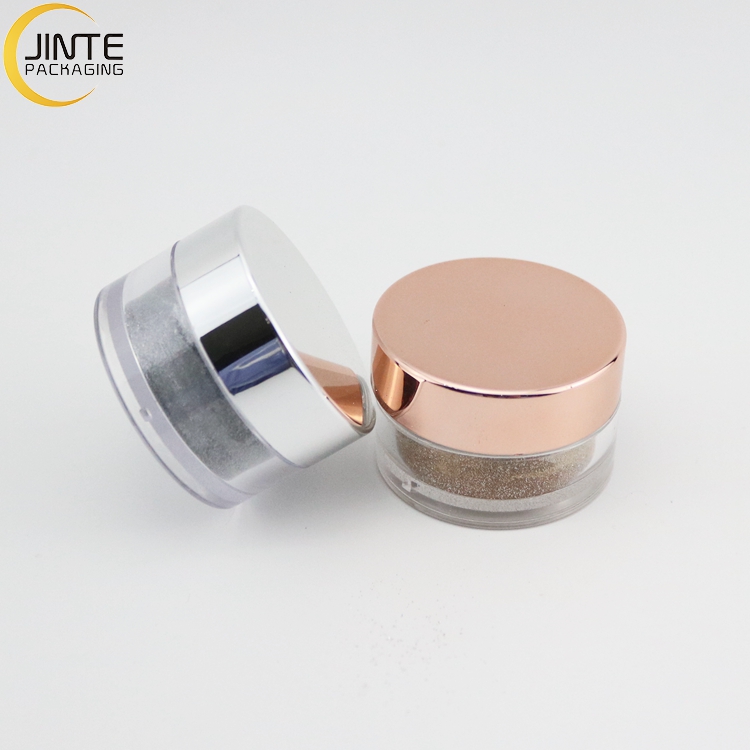 1OZ Clear Plastic Cosmetic Empty PETG Container Jar for Acrylic Powder Pots