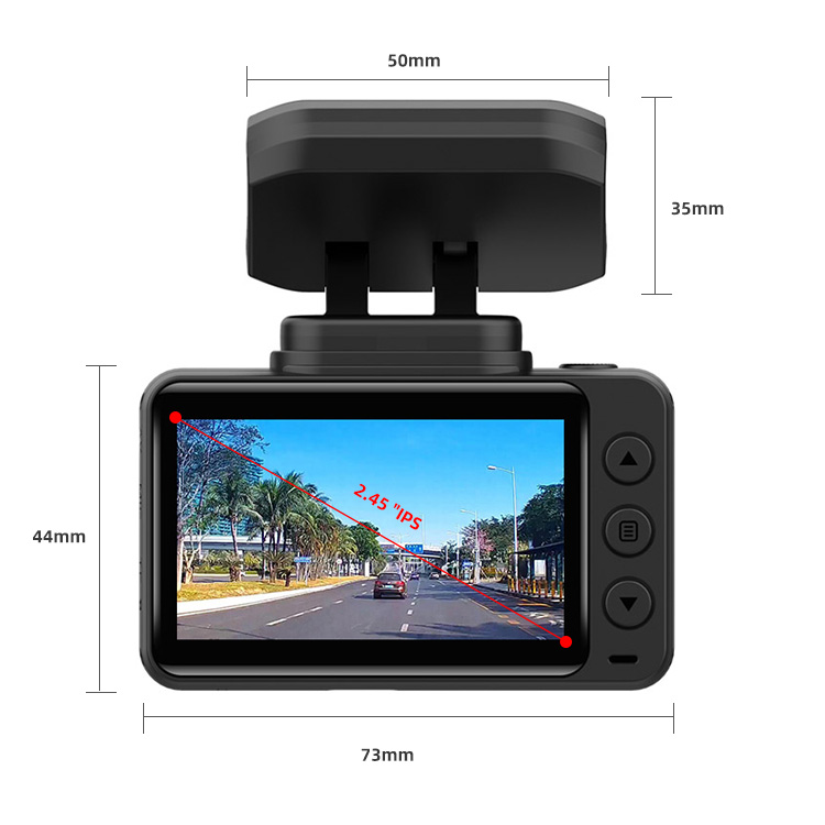 Видеорегистратор для вождения с высоким разрешением 4K навигационный автомобильный черный ящик ночного видения 24 часа мониторинг парковки 4k 1080P двойной IPS