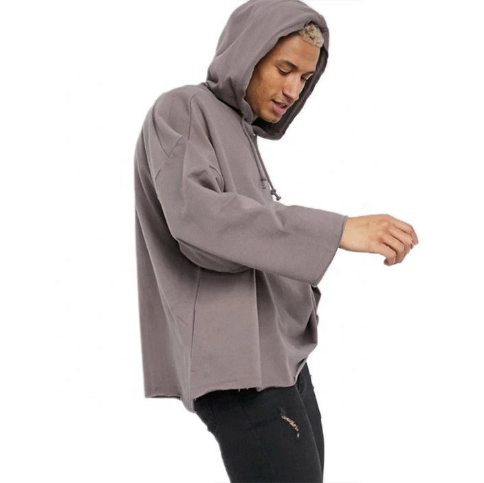 Одежда Finch, однотонная Базовая Толстовка 400 г/кв. М, толстовка с капюшоном с необработанным краем, толстовка из органического хлопка, очень большие размеры