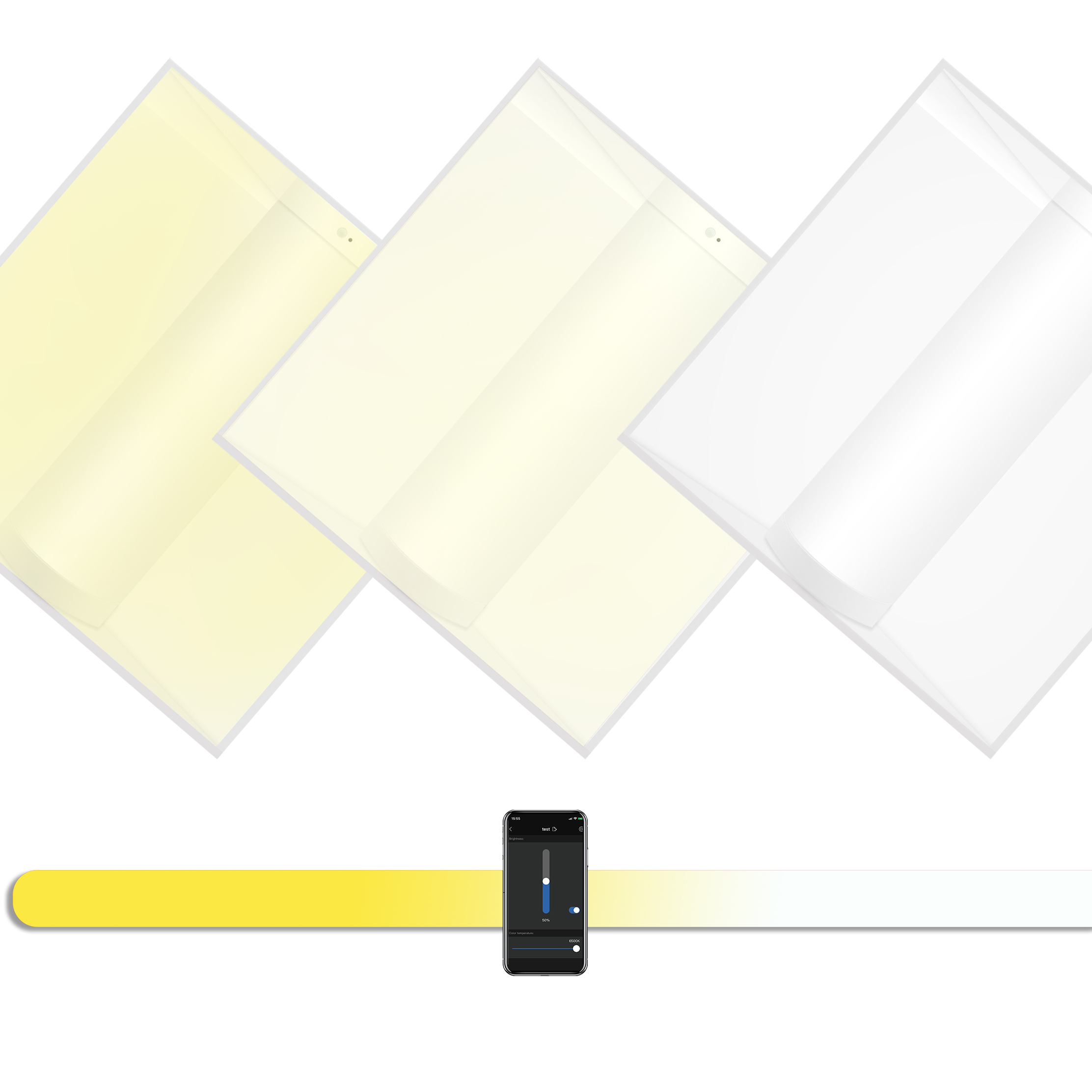 Австралийский ETL / DLC Регулируемый белый свет 2x4FT LED trпредлагаем 100-277V регулировка цвета 30w 40w 50w