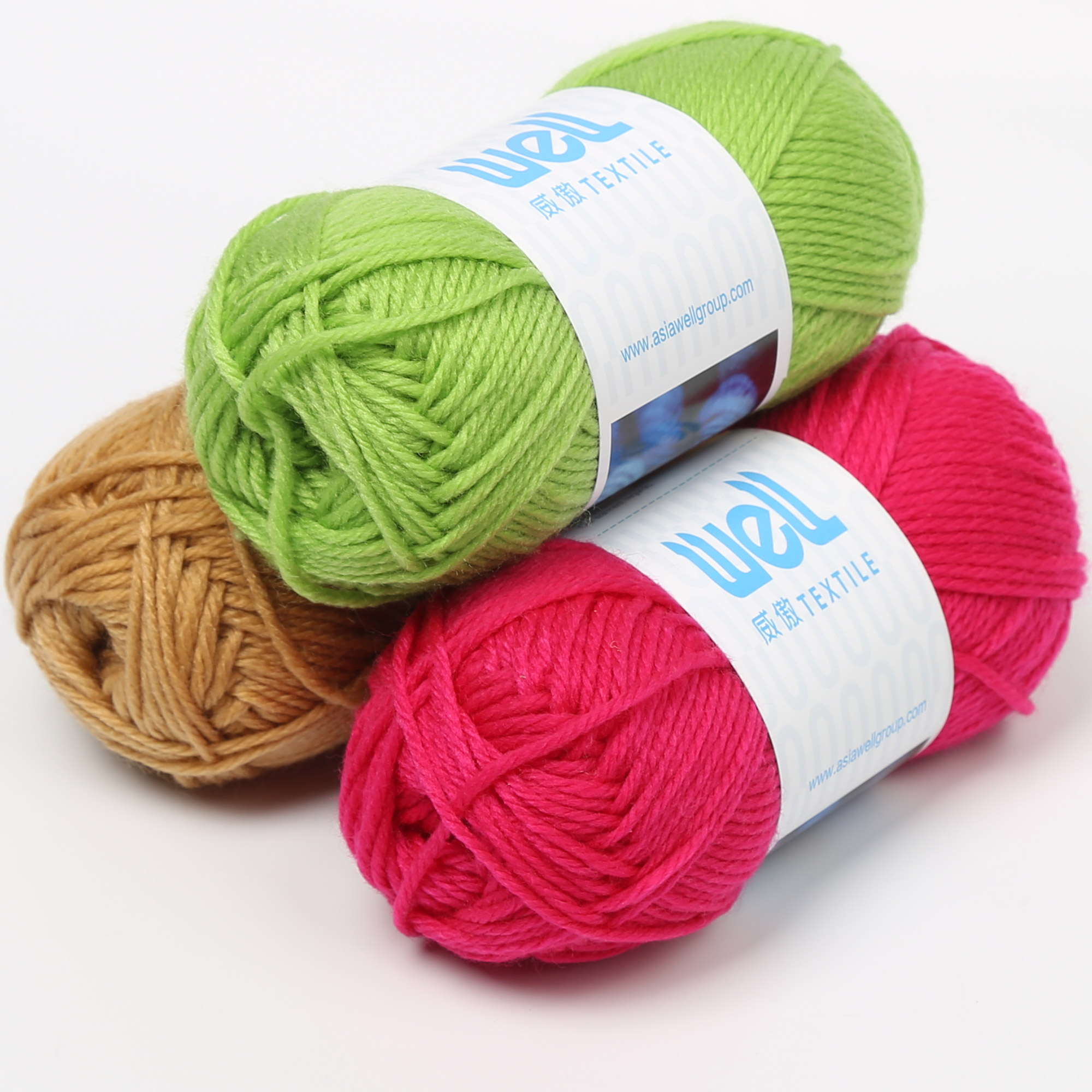 Soft acrylic and cotton blend print color chunky weight knitting yarn Warm mohair wool blended knitting sweater with soft top