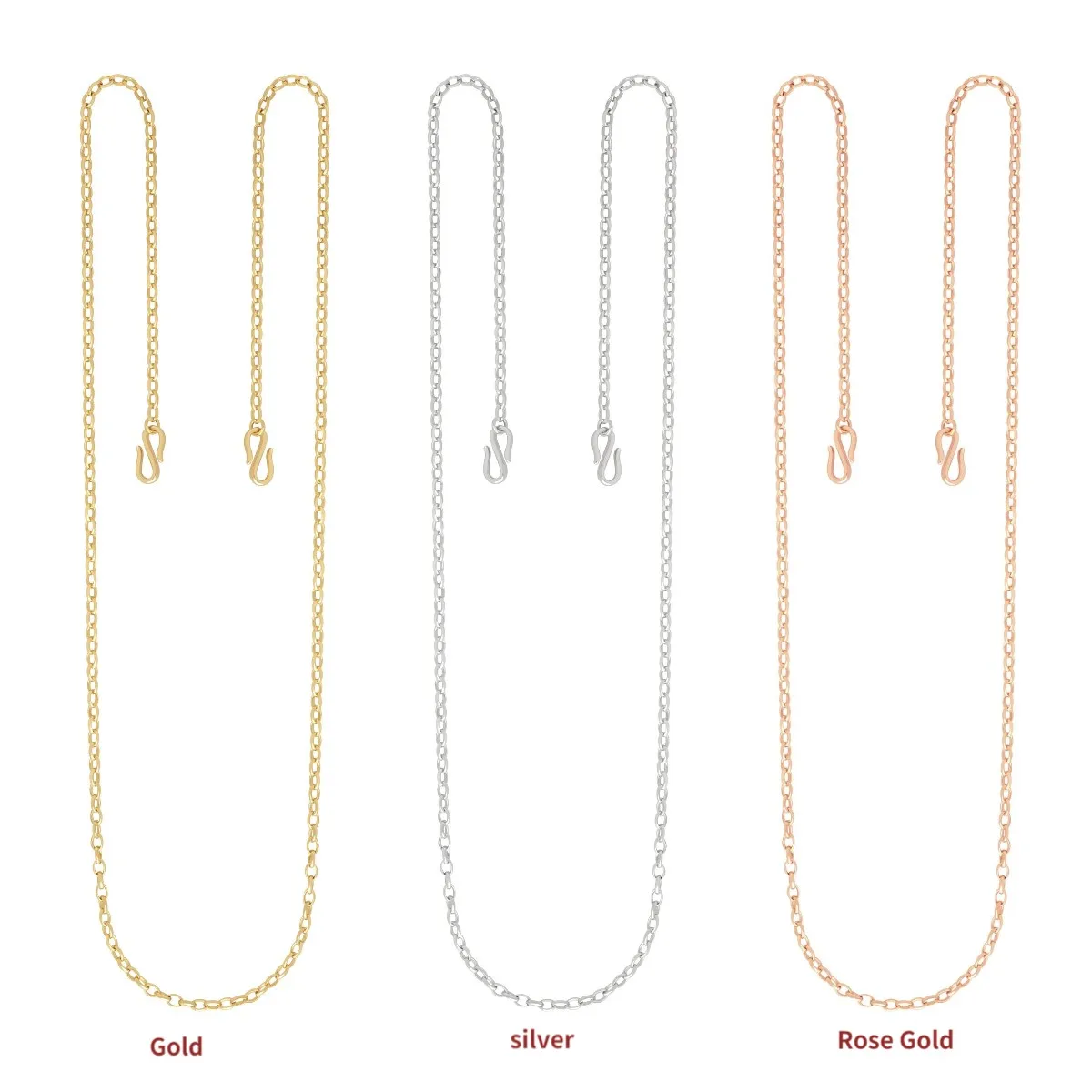 Popular Personalized Stainless Steel Face Masking Chain Sunglasses Chain For Fashionable Women Girl