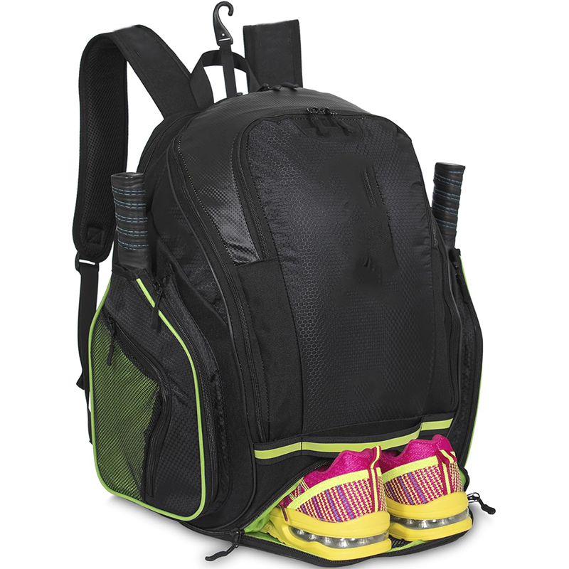 Oem Factory Custom logo Large Capacity Travel Sport Pickleball Tennis Raquet Backpack Bag