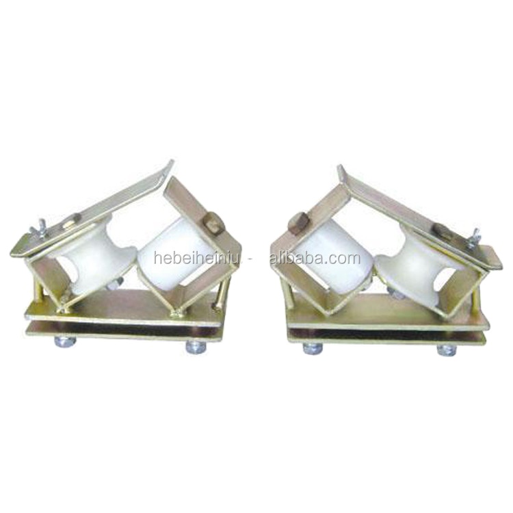 Stringing equipment small nylon straight bridge cable pulley block