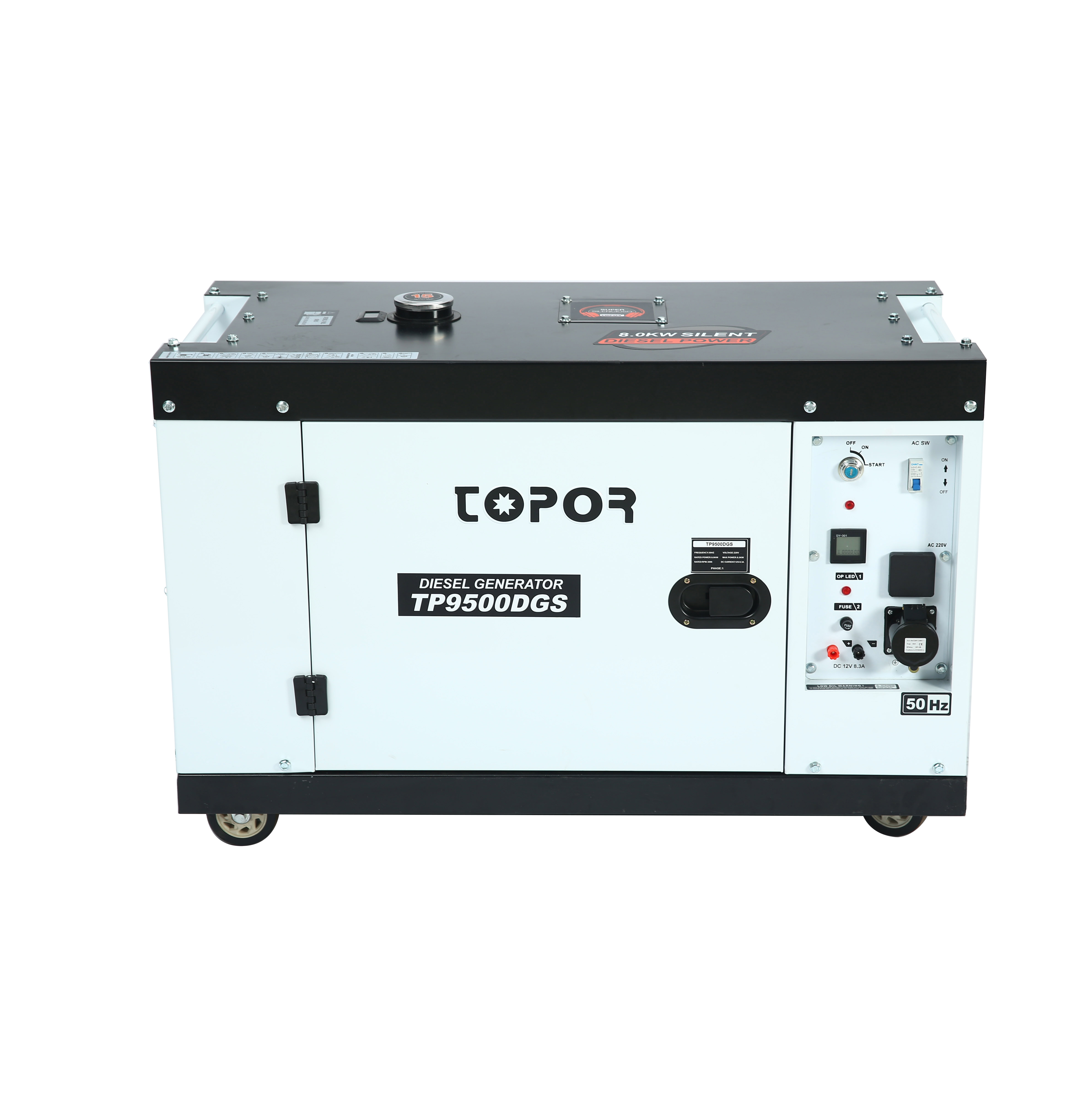 Бесшумный дизельный генератор 2019 COPOR 192F TP9500