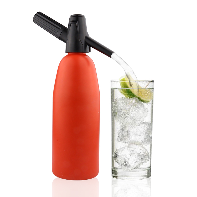 1L алюминиевый соды сифон Fizz чайник машина для содовой воды сельтерской воды создатель конвеерная машина для розлива газированных диспенсер для воды газированных напитков чайник