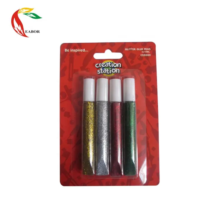 Promotional Non-Toxic Waterproof Dry Glitter Glue Fast