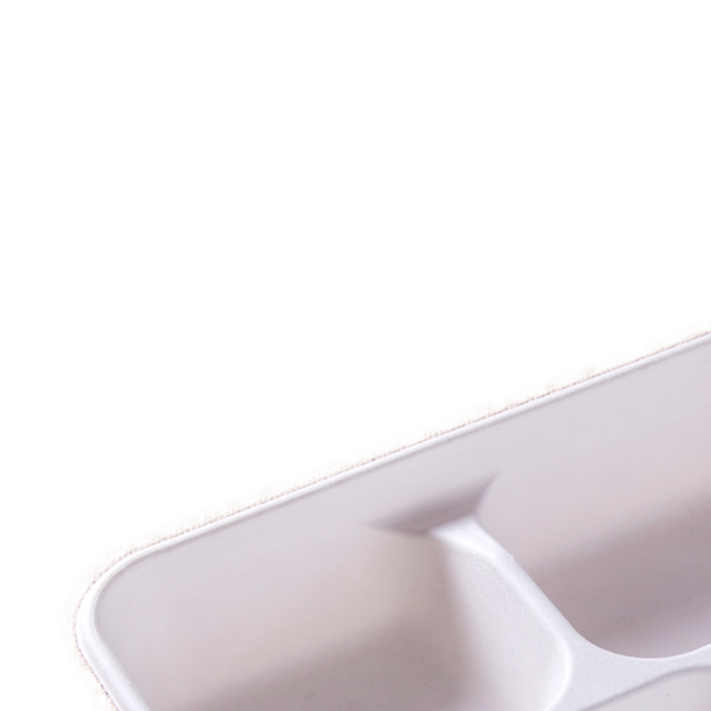 Биоразлагаемые одноразовые 4 отсека sugarcane пищевой контейнер sugarcane bagasse целлюлоза