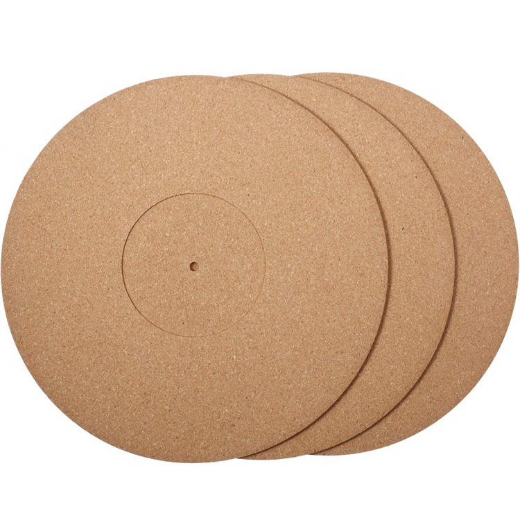Высококачественный противоударный диск Lp, виниловый альбом Slipmat, проигрыватель для проигрывателя, пробковый поворотный стол для проигрывателя