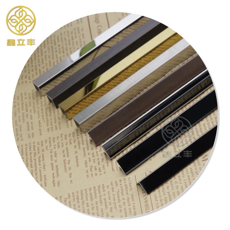Guangdong Foshan Xinlifeng Factory Stainless Steel flexible corner bead edge tile trim