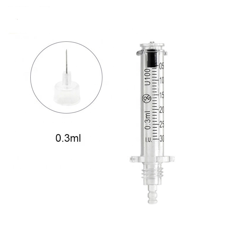 Fast shipping Disposable sterile 0.3ml 0.5ml ampoule head for Hyaluronic Pen Mesotherapy Gun