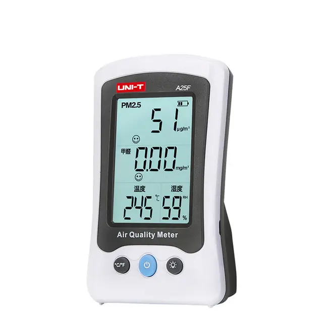 UNI-T A25F Desktop Formaldehyde PM2.5 Detector/sensor  Air Quality Measurement 0~500ug/Cubic for sale promotion