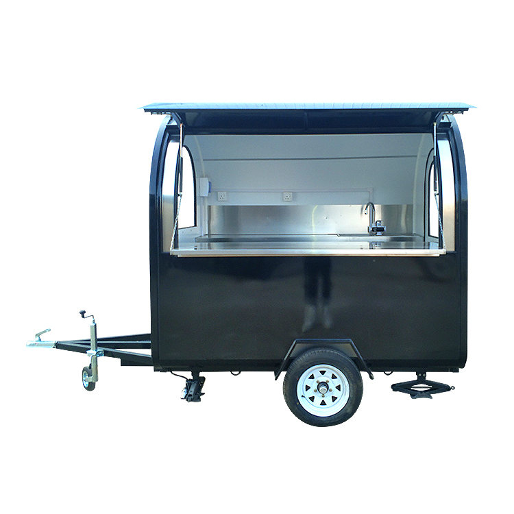 2021 Popular Street Outdoor Fast Food Carts Crepe Food Truck Customized Food Trailer