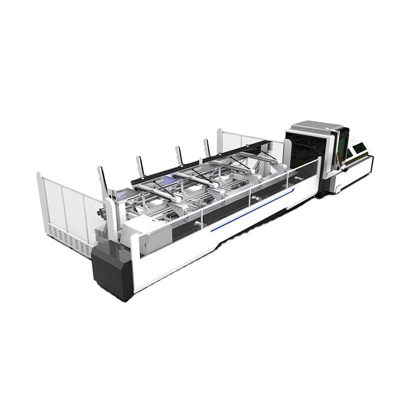 LF60MA cnc автоматическая загрузка и загрузка GWEIKE волоконно-лазерная машина для резки труб