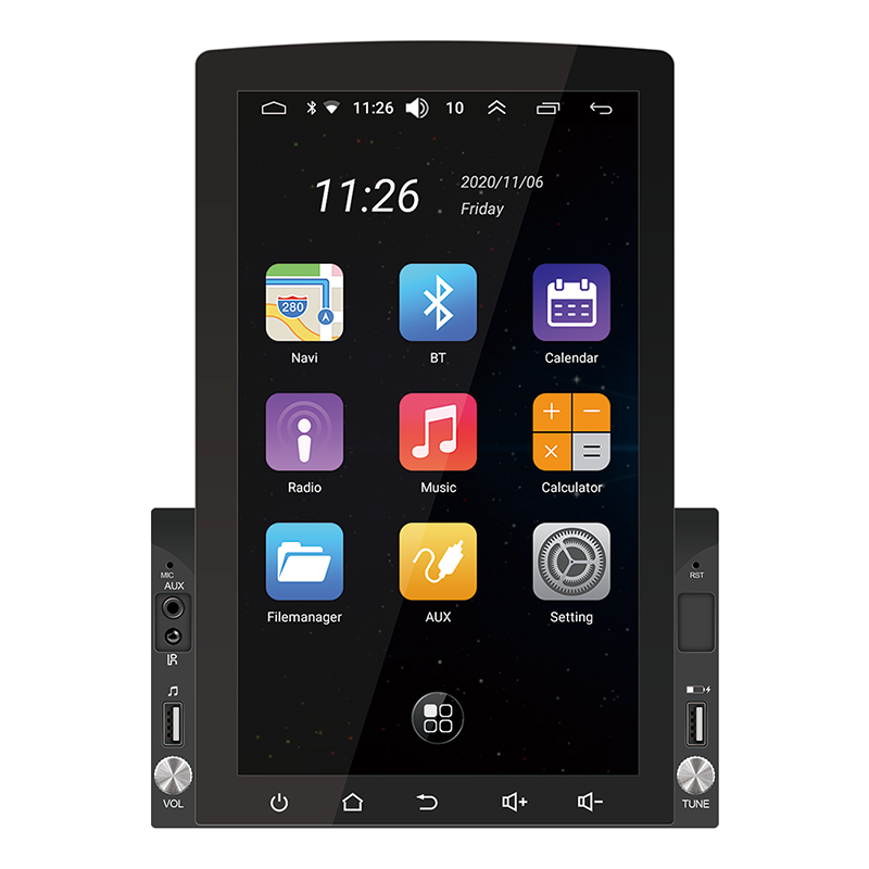 10.1 Inch Android 10.0 Headrest TV 4K Car Monitor Multifunction Tablet Touch Screen WiFi/BT/ Car Radio