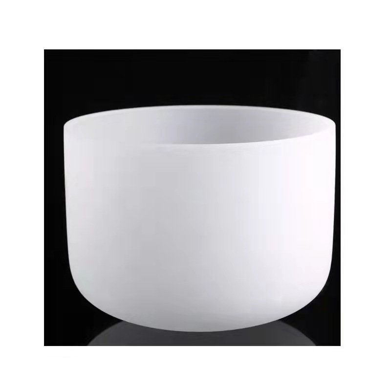 Milk white arc crucible manufacturers wholesale, crystal bowl for music