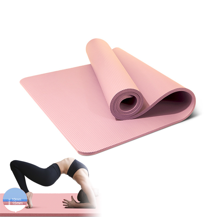 Other Fitness Workout Yoga Pilates Non Slip Layer Eco Friendly NBR Yoga Mats