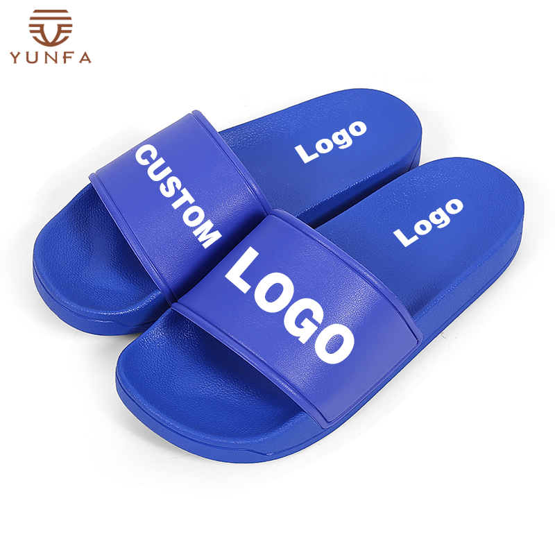 Slippers 2021 Spring Trendy Colorful Custom Logo Home Slide Slippers Indoor Outdoor PVC Blank Print Design For Slippers