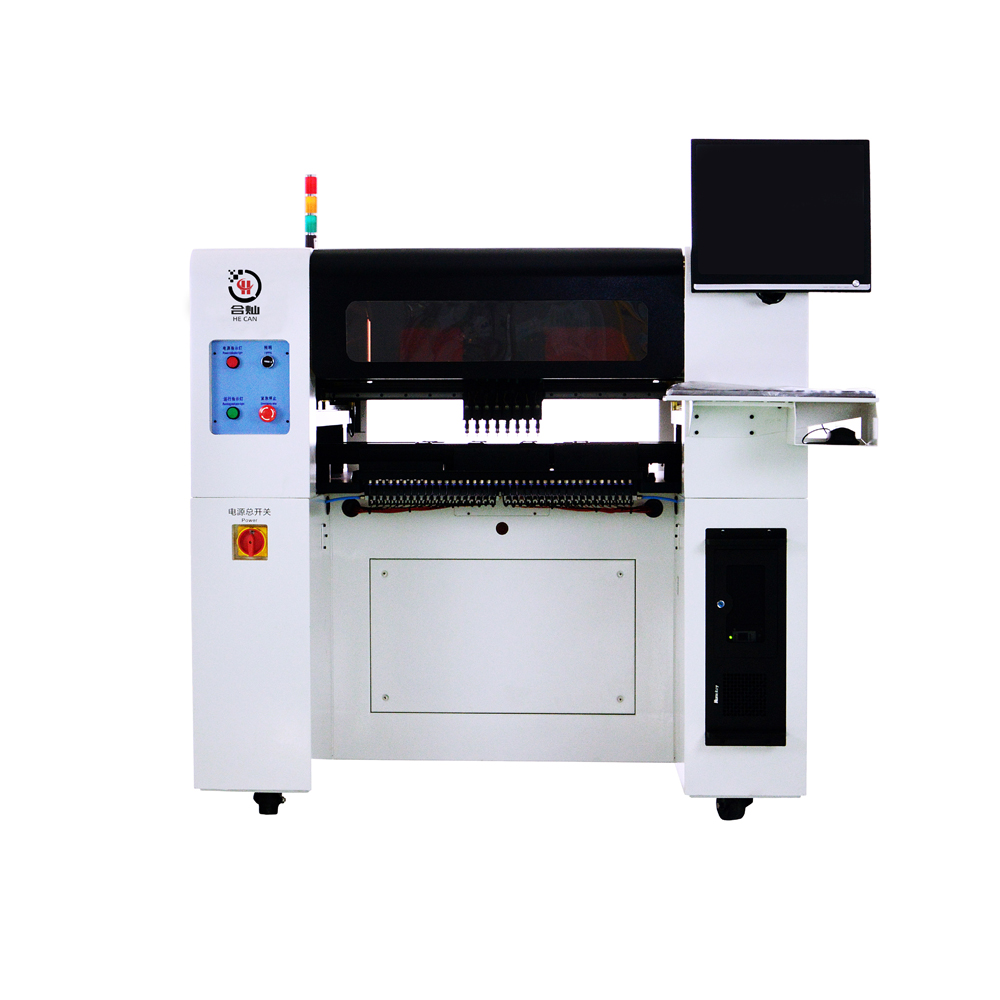 80 кормушек автоматический светодио дный Chip Mounter машина, 8 головок SMT Chip Mounter с высокой точностью сопла/светодио дный светильник сборочная линия