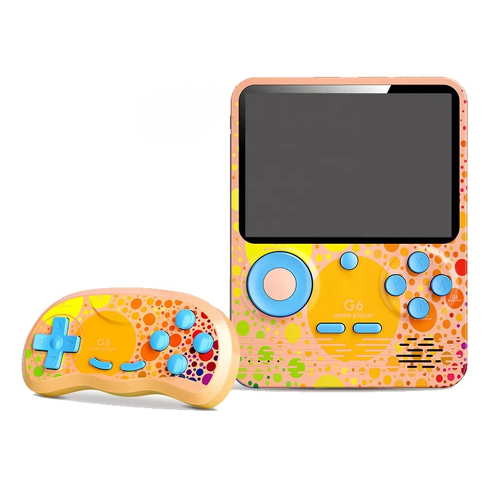 Портативная игровая консоль для двух игроков, 3,5 дюйма, 500 в 1, 6000 мАч