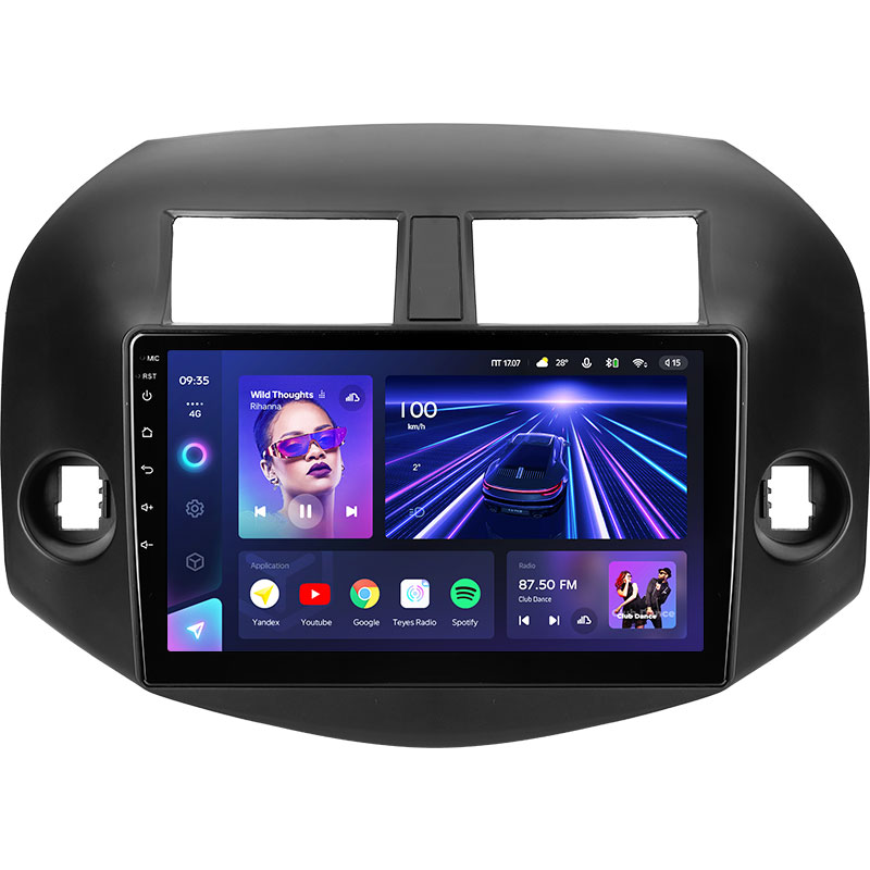 Автомагнитола TEYES CC3 для Toyota RAV4 3 XA30 2005-2013, мультимедийный видеоплеер, навигация, стерео, GPS, Android, 2din, разъем 2 din, dvd