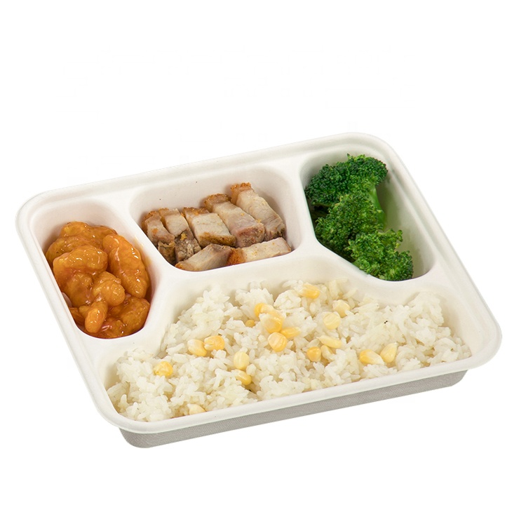 Экологичный контейнер для хранения пищевых продуктов sugarcane lunch box bagasse box