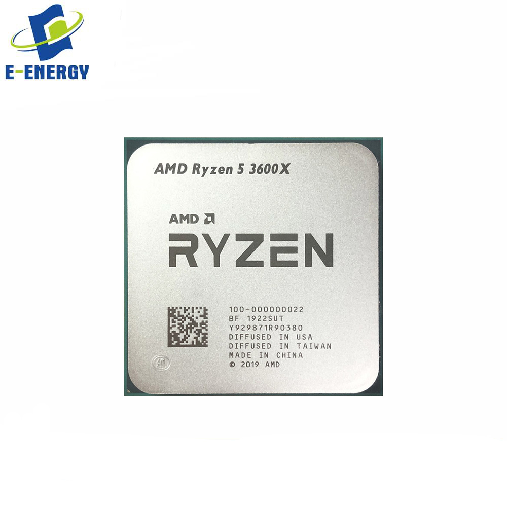 Процессор AMD 5 3600X 6 ядер 3,8 ГГц разъем AM4 95 Вт 100-000000022 100-100000022 коробка процессор для настольного компьютера