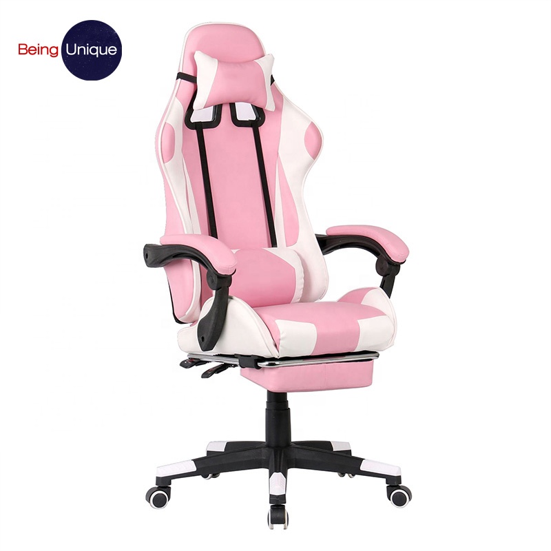 Розовый офисный игровой стул sillon, кресло для игр, компьютерный игровой стул sharkoon