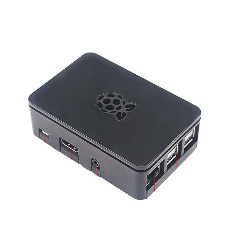 Lonten Raspberry Pi3 Модель B + ABS Чехол черный прозрачный белый пластик крышка коробки в виде ракушки Совместимость Raspberry Pi 3 Модель B плюс
