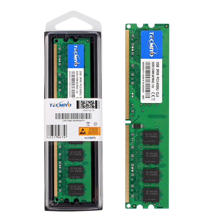 Оперативная память OEM/TECMIYO DDR2 2 Гб PC2 667 МГц, 1,8 в, пожизненная гарантия, оптовая продажа, низкая цена