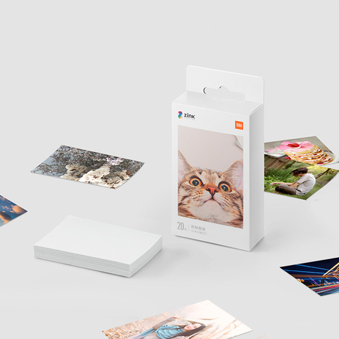 Карманная фотобумага Xiaomi Mi, бумага для принтера Xiaomi Mini Pocket Photo Printer 3 дюйма ZINK Pocket Printier